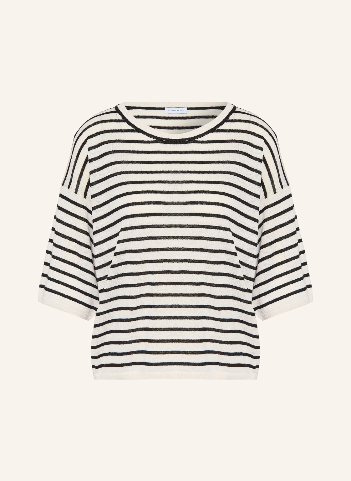 IRIS von ARNIM Strickshirt EMINA mit Seide und Leinen