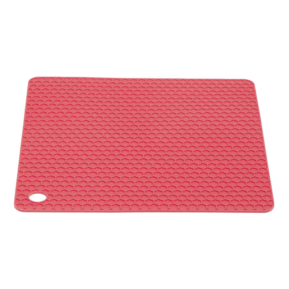 Dessous de plat carré en silicone 18x18cm - 2 coloris