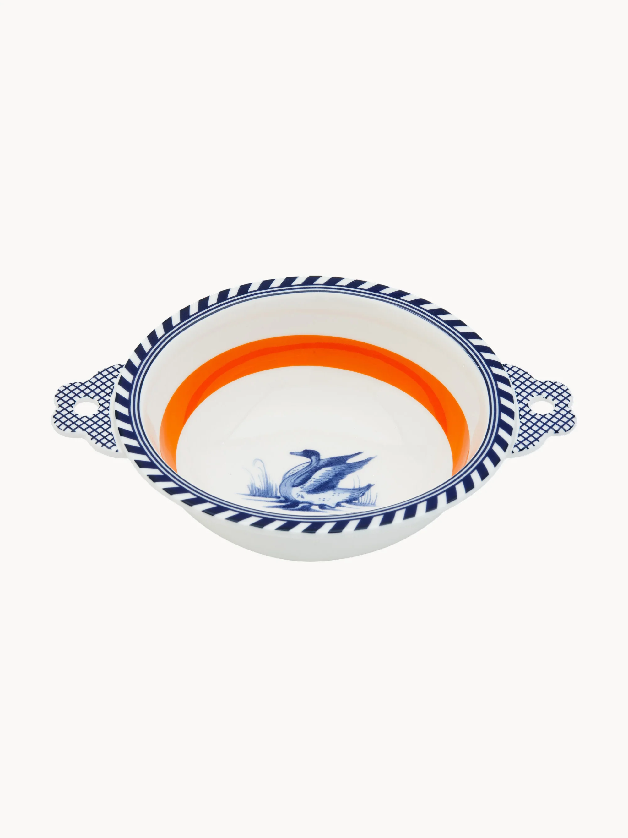 Porzellan-Schale Bird Patterned