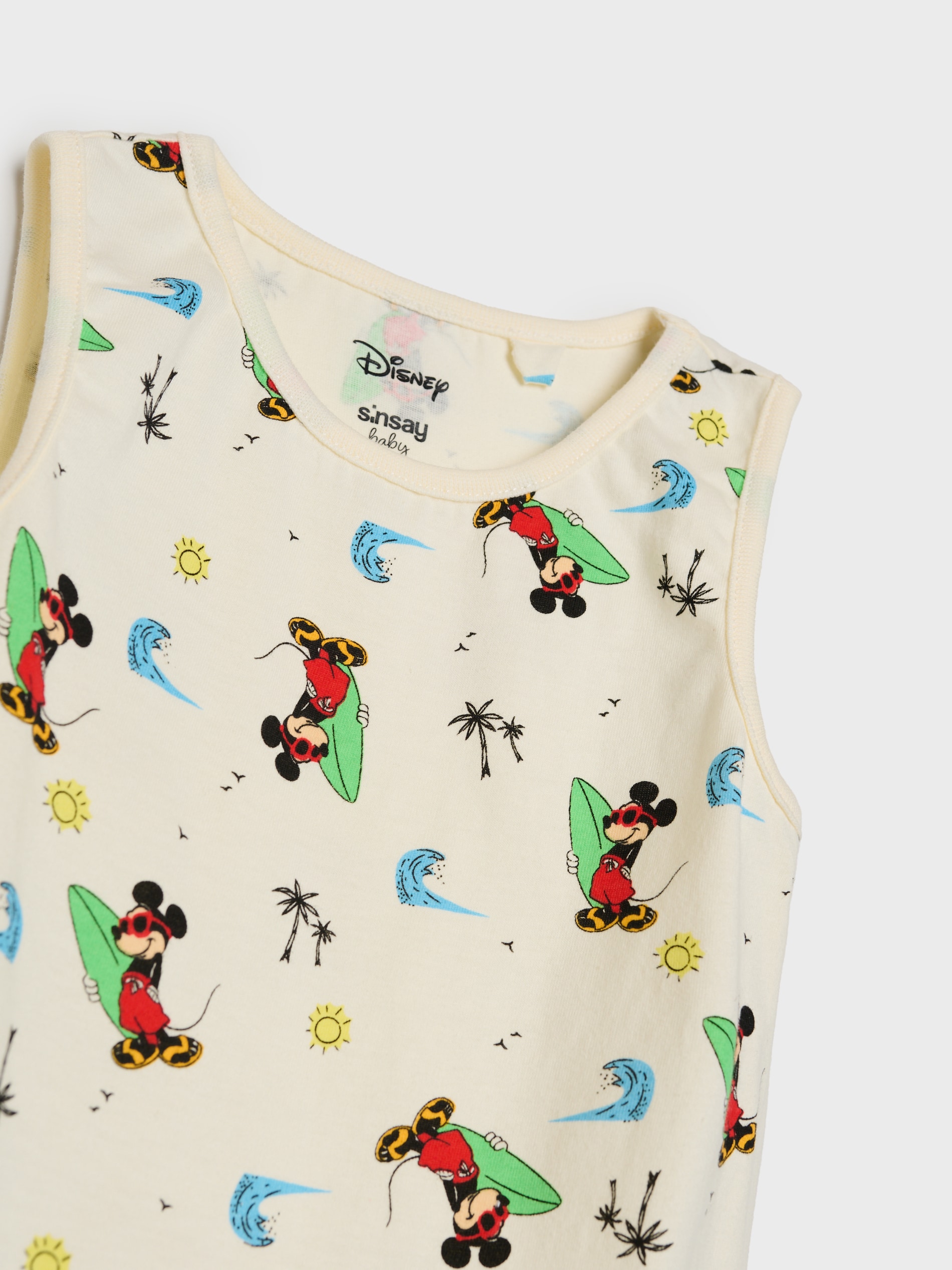 Bawełniane body z nadrukiem 2 pack Mickey Mouse