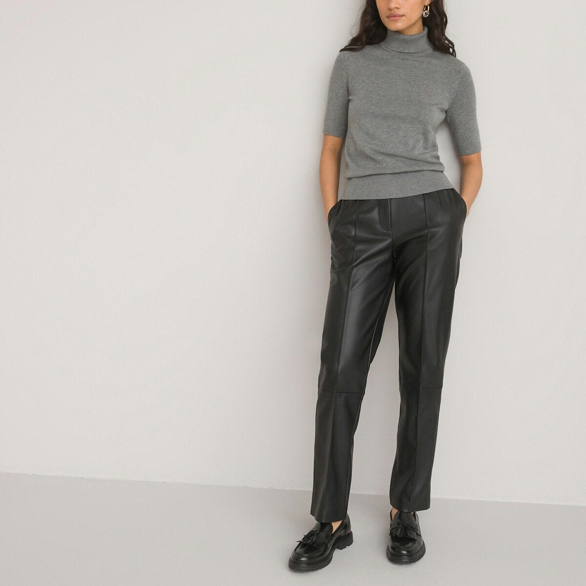Pull basique, manches courtes