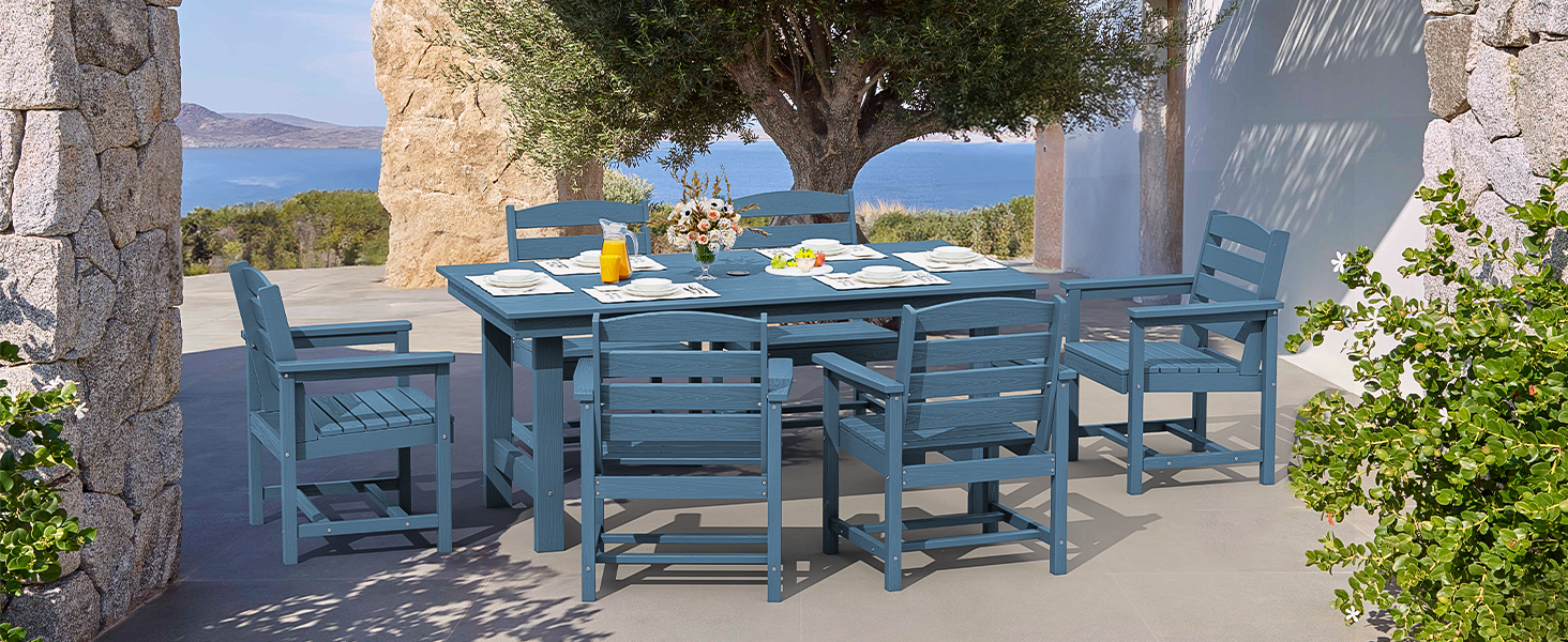 outdoor dining set for 6