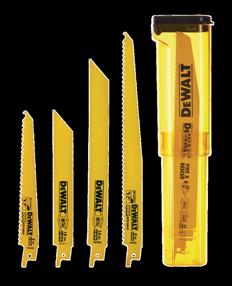 DEWALT DW4899 Bi-Metal Reciprocating Saw Blade Set for Wood, Metal, 16-pc