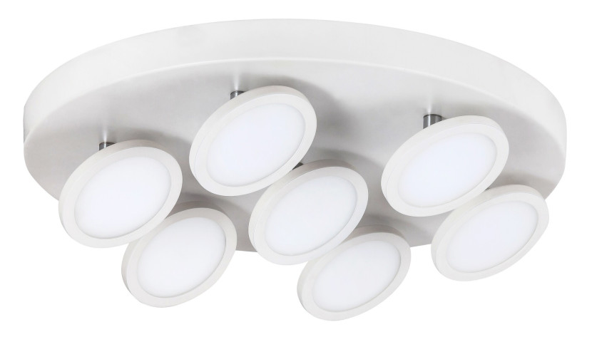 Lampa sufitowa Elsa biała LED 1x7x 6W Neutralna biel 2940lm Rabalux