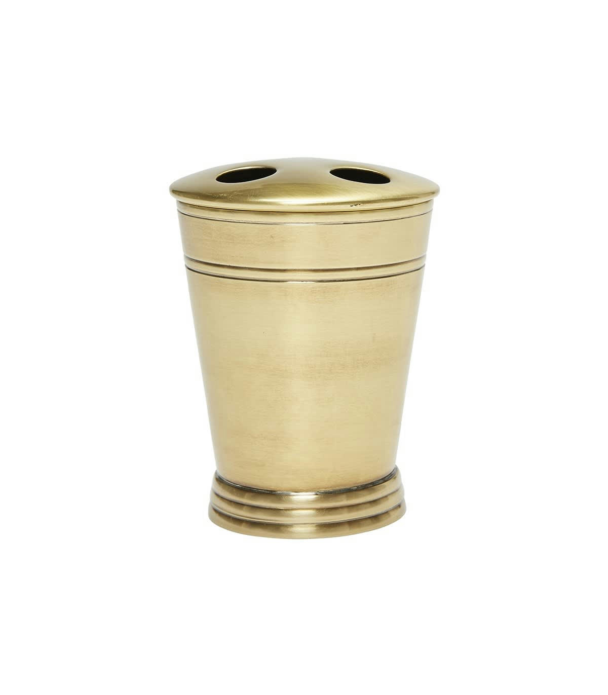 - Porte Brosse à Dents en Laiton Finition Dorée - Or