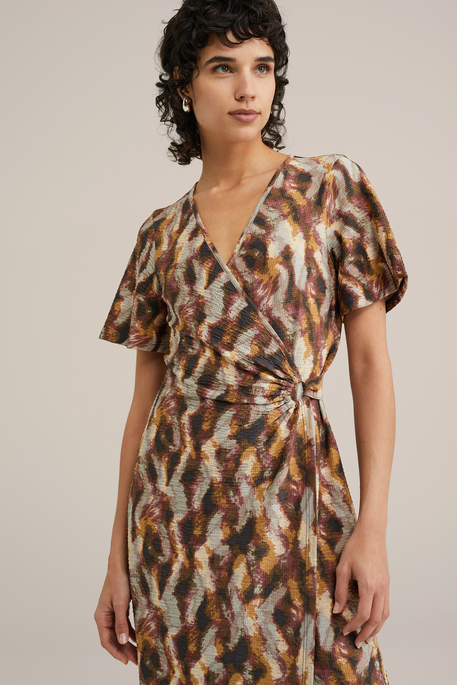 Dames Midi jurk met print