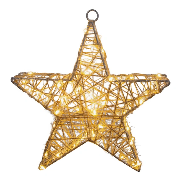 Weihnachtsstern »Metallstern«, BxH: 25 x 25 cm, natur