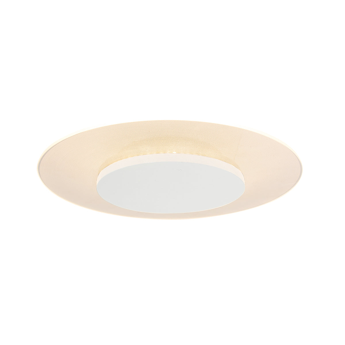 Steinhauer - plafonniere - Lido - wit - kunststof metaal - Ø 36cm -