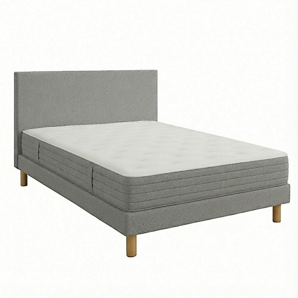 Ensemble Essenzia LEVITATION Ferme 1000   Sommier Tradition Graphic 13 cm   Pieds 120x200 Beige Ressorts