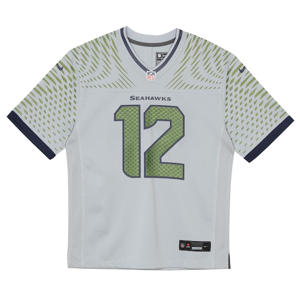 12s Seattle Seahawks Nike Toddler 2025 Rivalries Collection Game Jersey - Wolf Gray