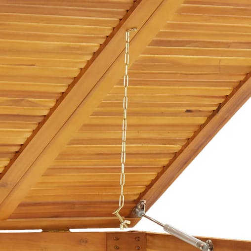 NNEVL Double Garbage Bin Shed 140x89x117 cm Solid Wood Acacia