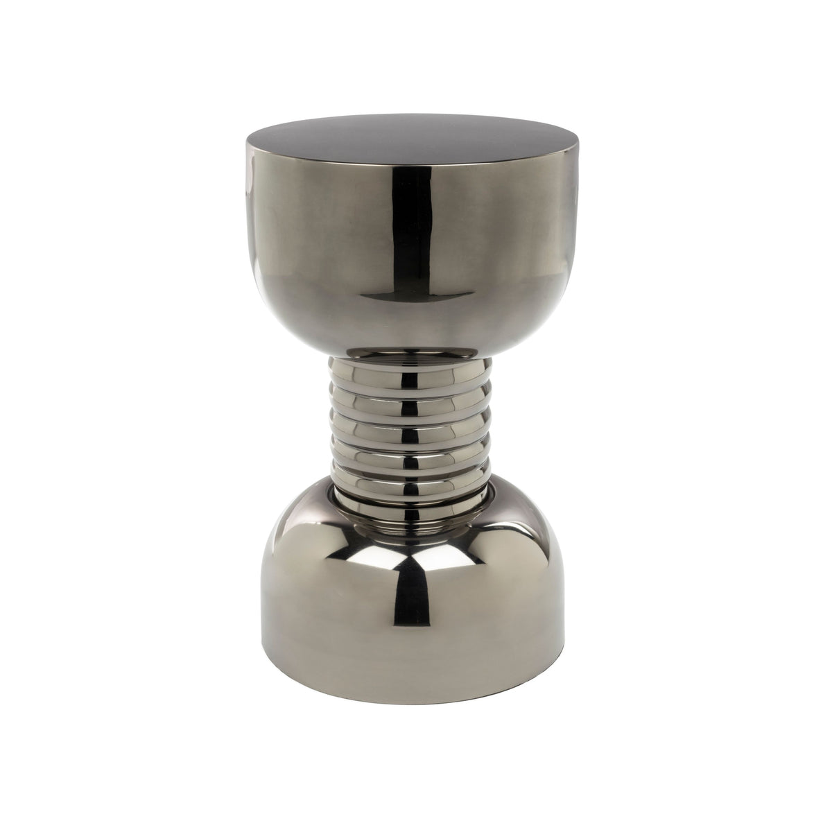Bold Monkey Gonna Make You Sweat Bijzettafel Rond 29 cm Metaal Zilver
