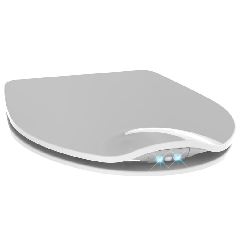 Abattant de toilette avec LED Nighty 2 blanc ALLIBERT