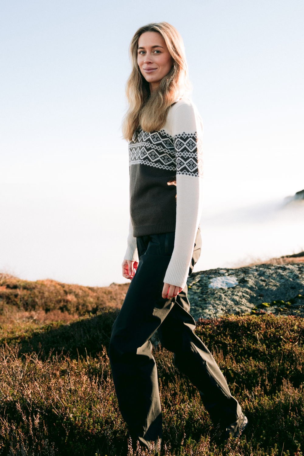 Hardanger Half Zip ullgenser