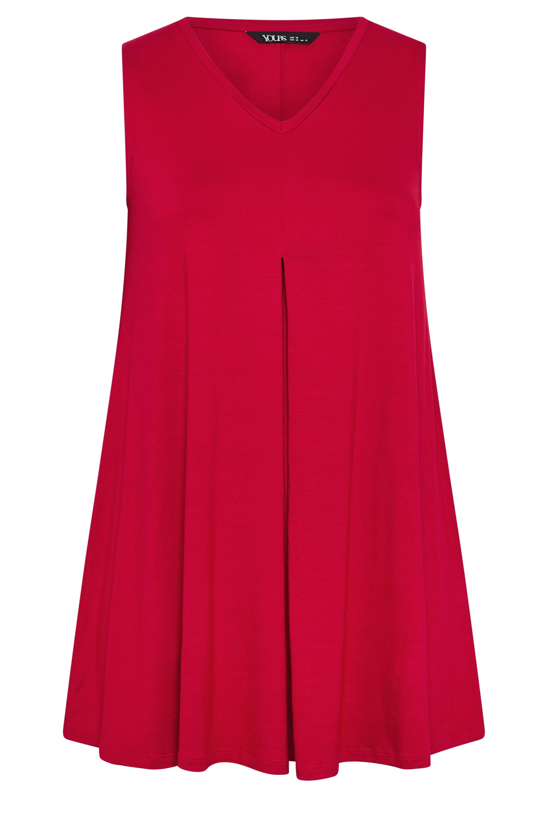 Yours Pleat Front Vest Top
