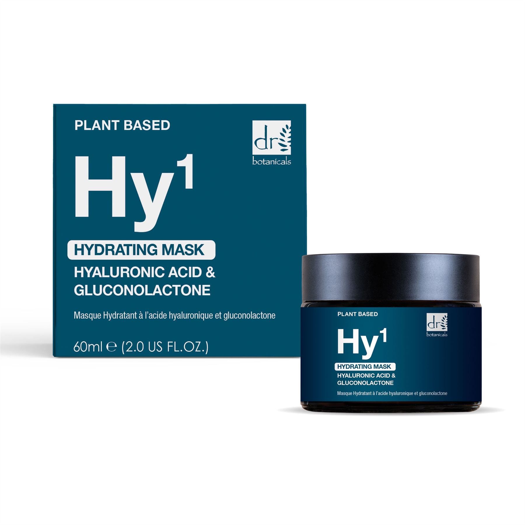 Dr. Botanicals Hydrating Anti-Ageing Mask 1% Hyaluronic Acid & 1% Gluconolactone 60ml for Hydration and Moisturising