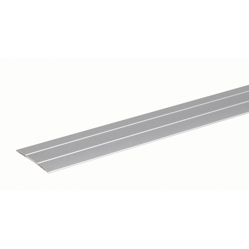 Barre de seuil autoadhésive en aluminium argenté 38 x 1 mm 0,9 m ALBERTS