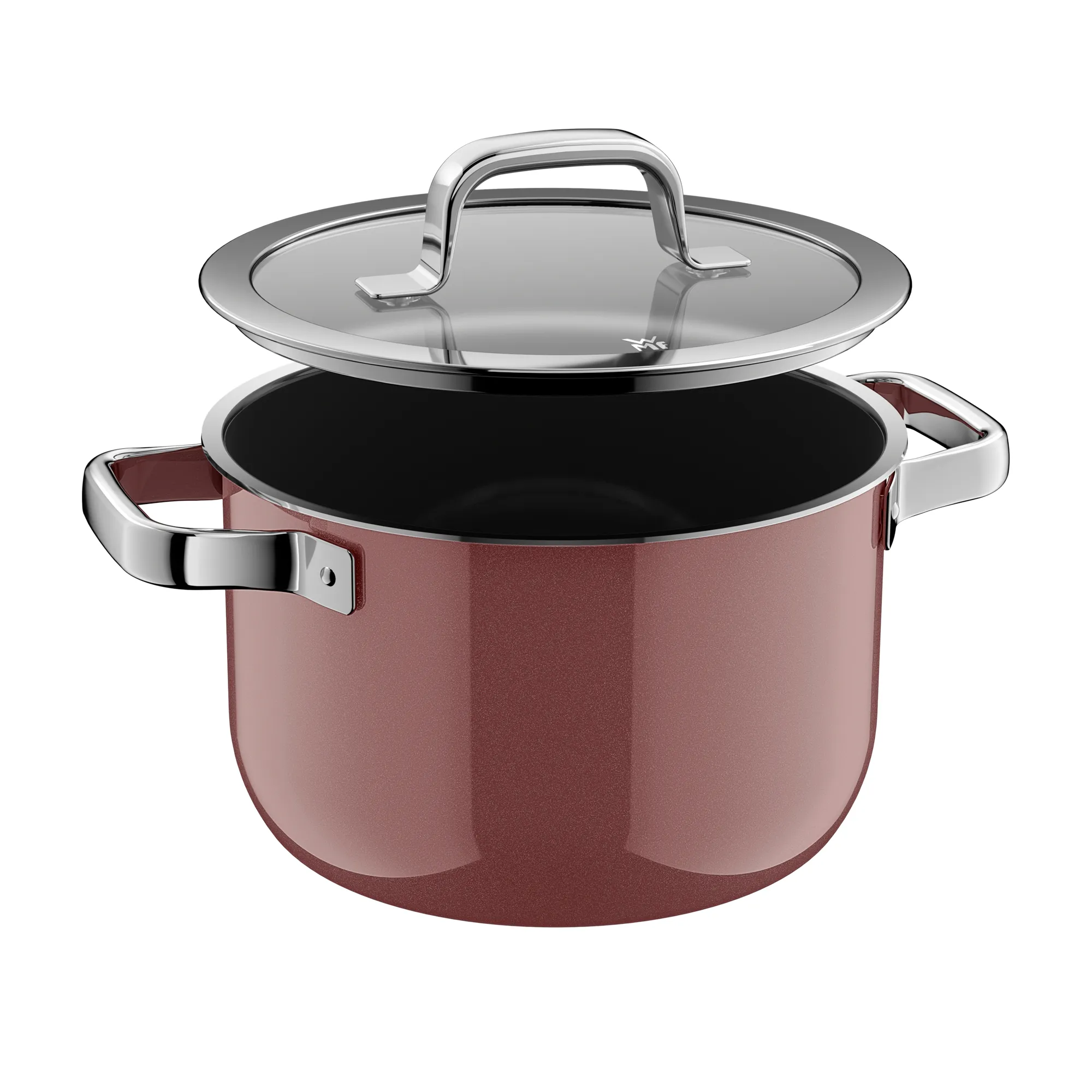 Fusiontec Mineral Pro, Soup Pot With Lid, 20 cm, Rose Quartz