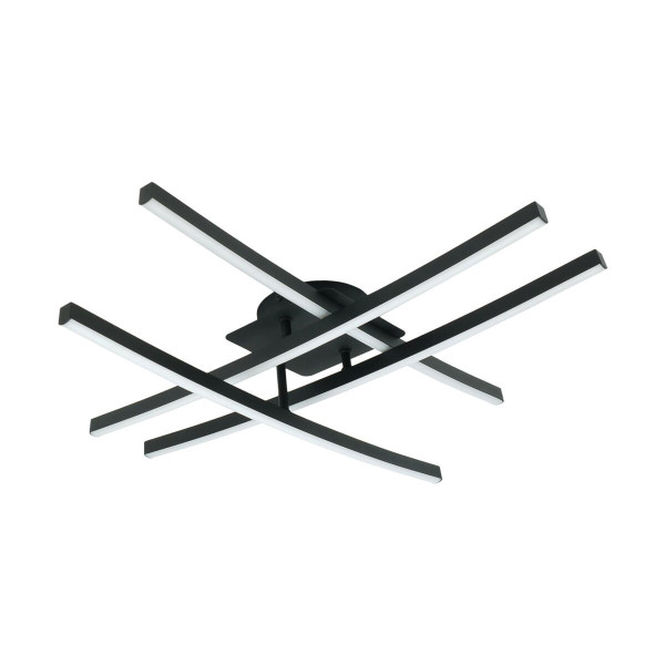 Lampa sufitowa AUSTIN czarno-biała LED 4x48W Neutralna biel 5000lm IdeaLED