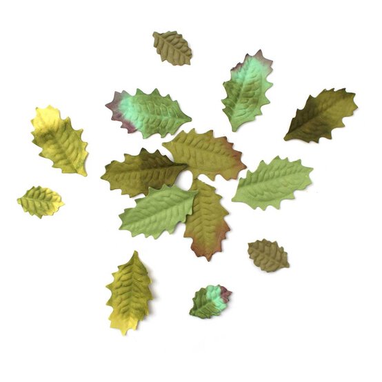 Evergreen Paper Leaves 36 Pieces