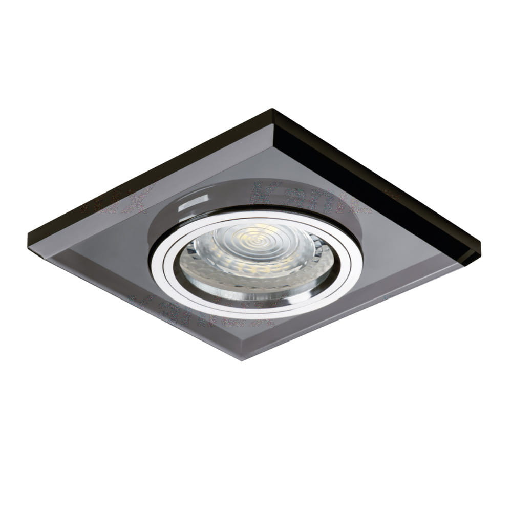 Oprawa wpuszczana kwadratowa czarna 9cm MORTA 1xGU10x50W IP20 Kanlux