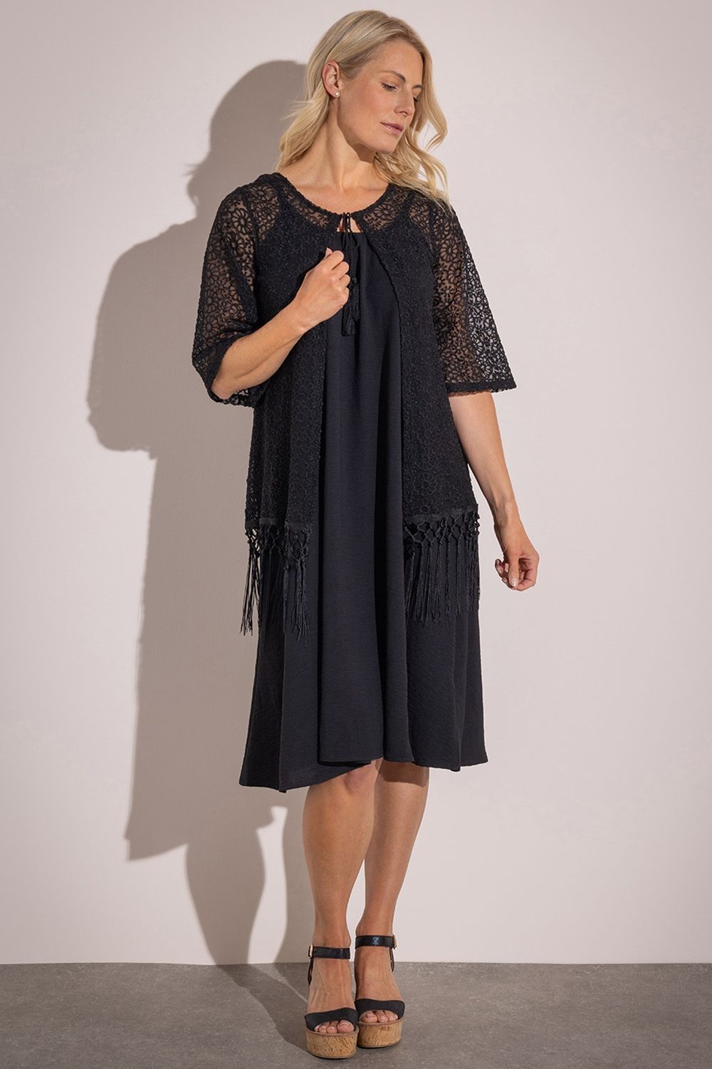 Klass. Tassel Trim Cover Up