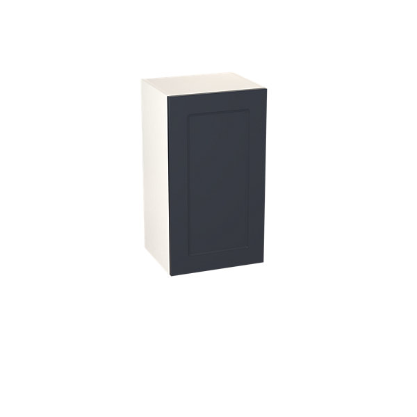 Meuble haut de cuisine avec 1 porte GoodHome Artemisia bleu L. 40 x H. 72 cm