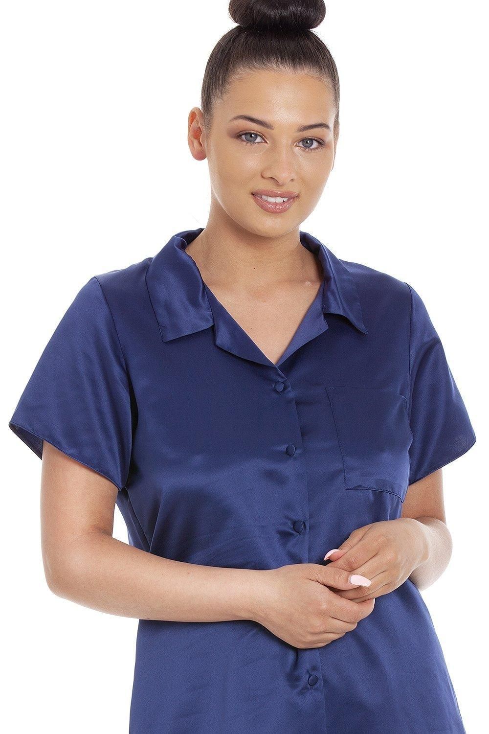 Camille Luxury Satin Nightshirt