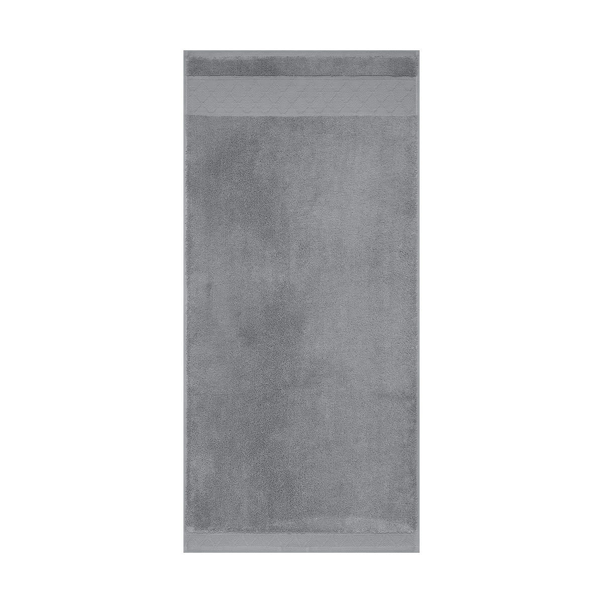 CARESSE - Serviette de bain en coton galet 30 x 50