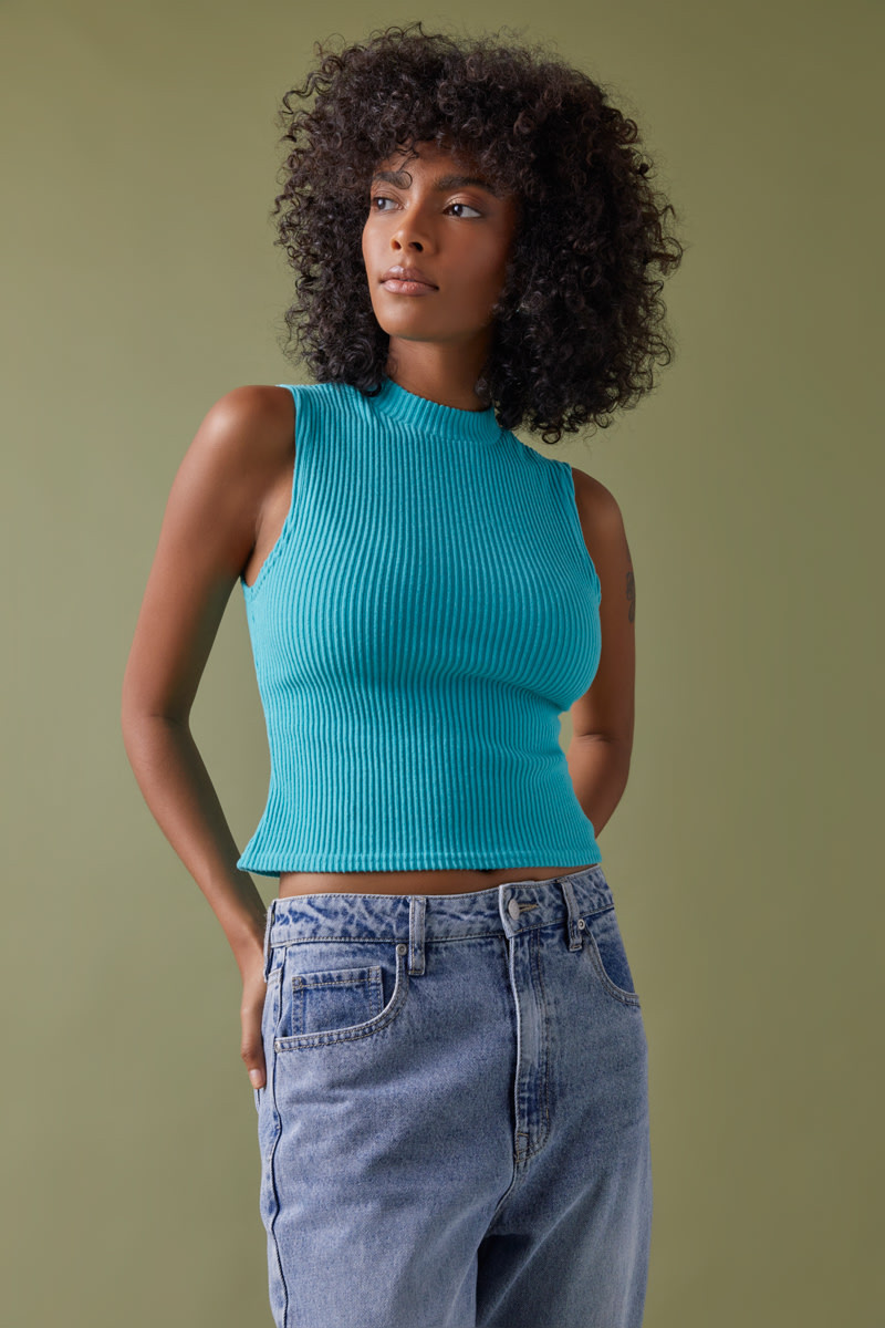 Christie Brushed Rib Tank Top