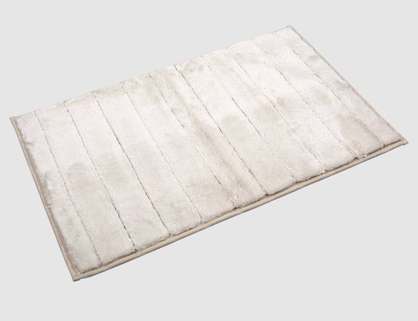 Badmatte Streifen Beige