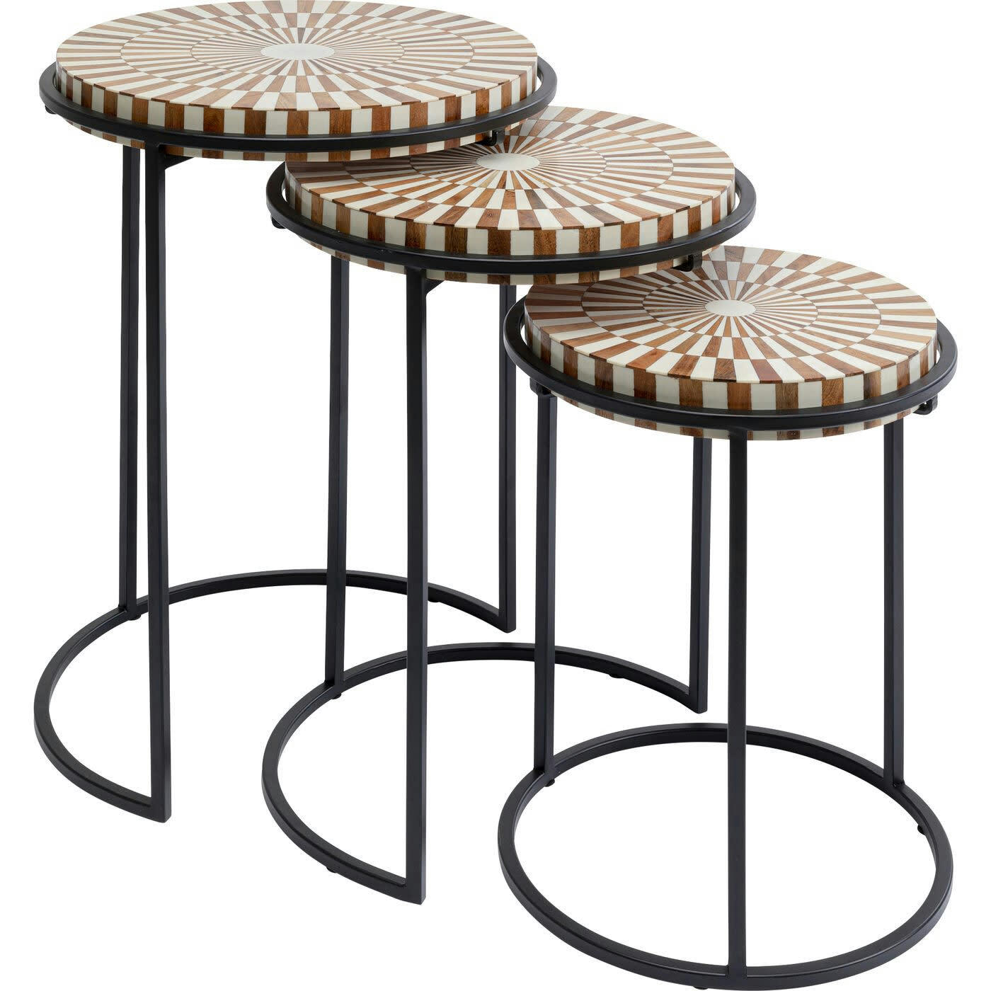 HULA HULA - Tables d'appoint Hula Hula set de 3 Kare Design