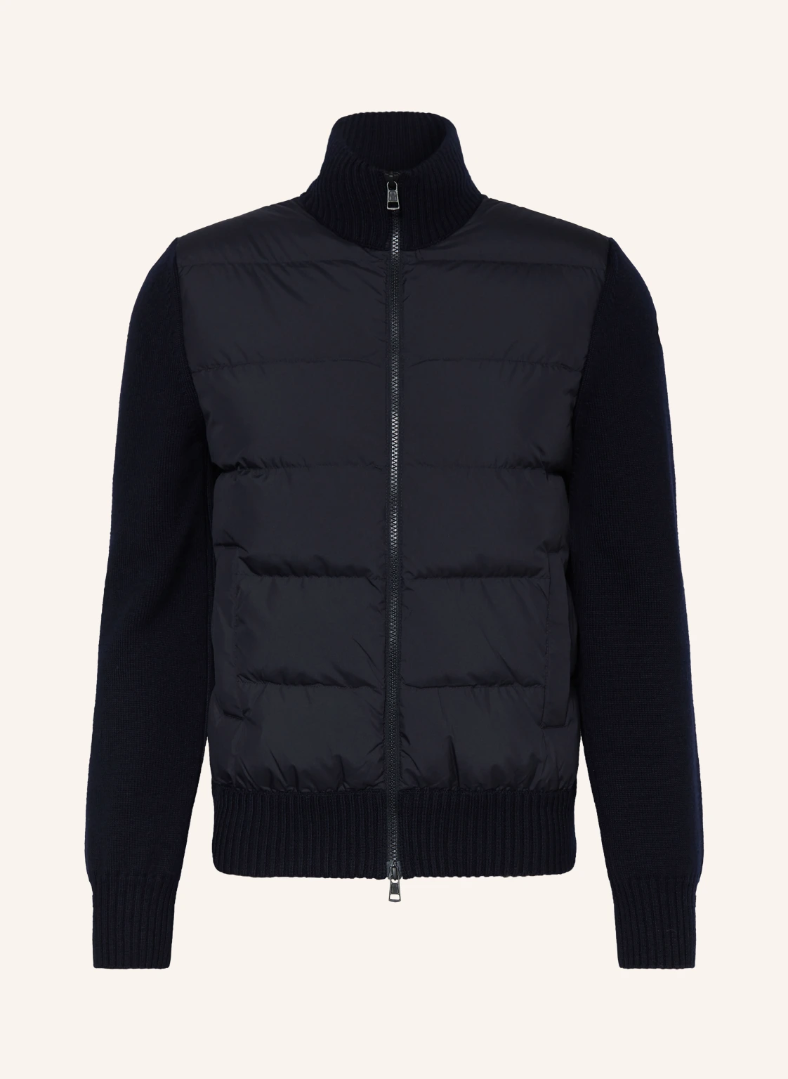 MONCLER Daunenjacke TRICOT im Materialmix