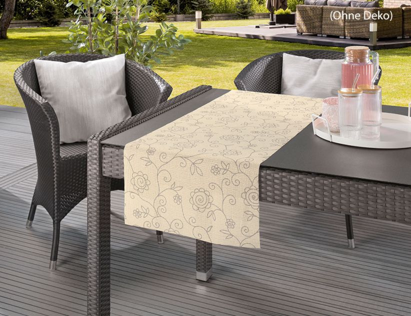 Tischläufer Emden Ranke Beige 40x150cm