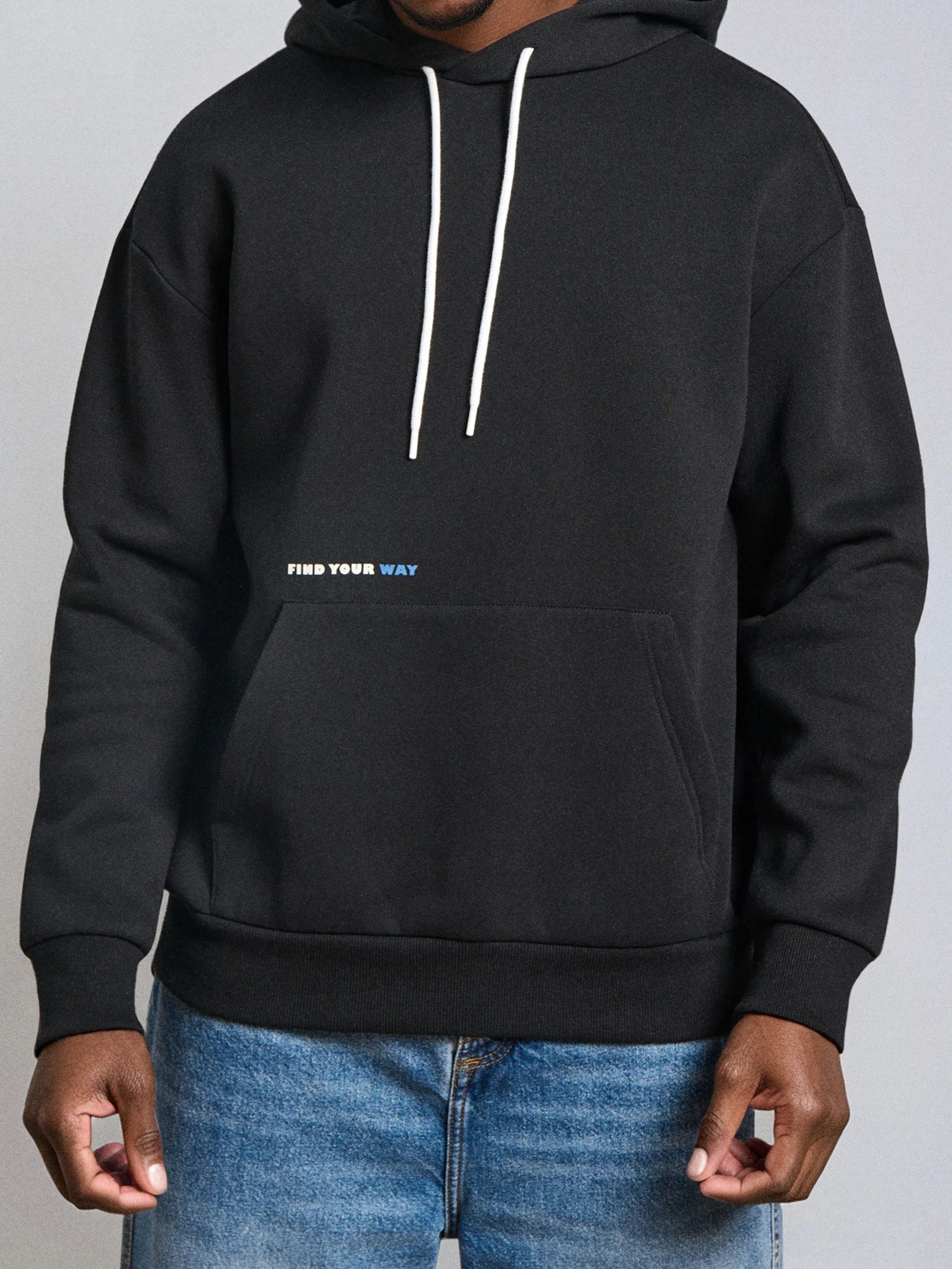 Bluza hoodie z napisem