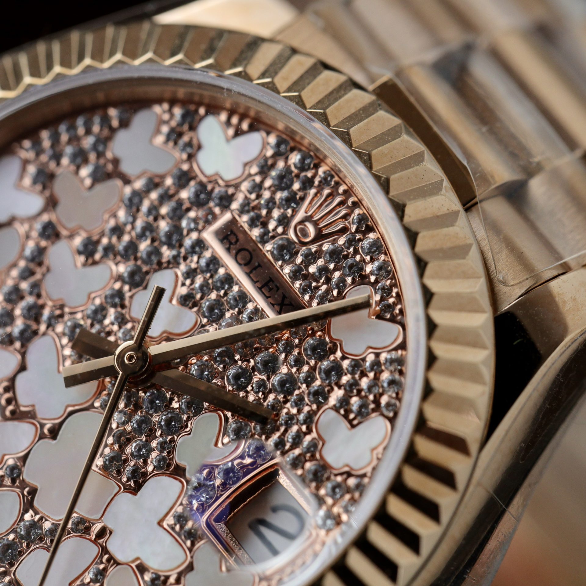 Rolex Datejust 278275 RG Plated Diamond Dial CZ Diamonds 31mm AAA Replica