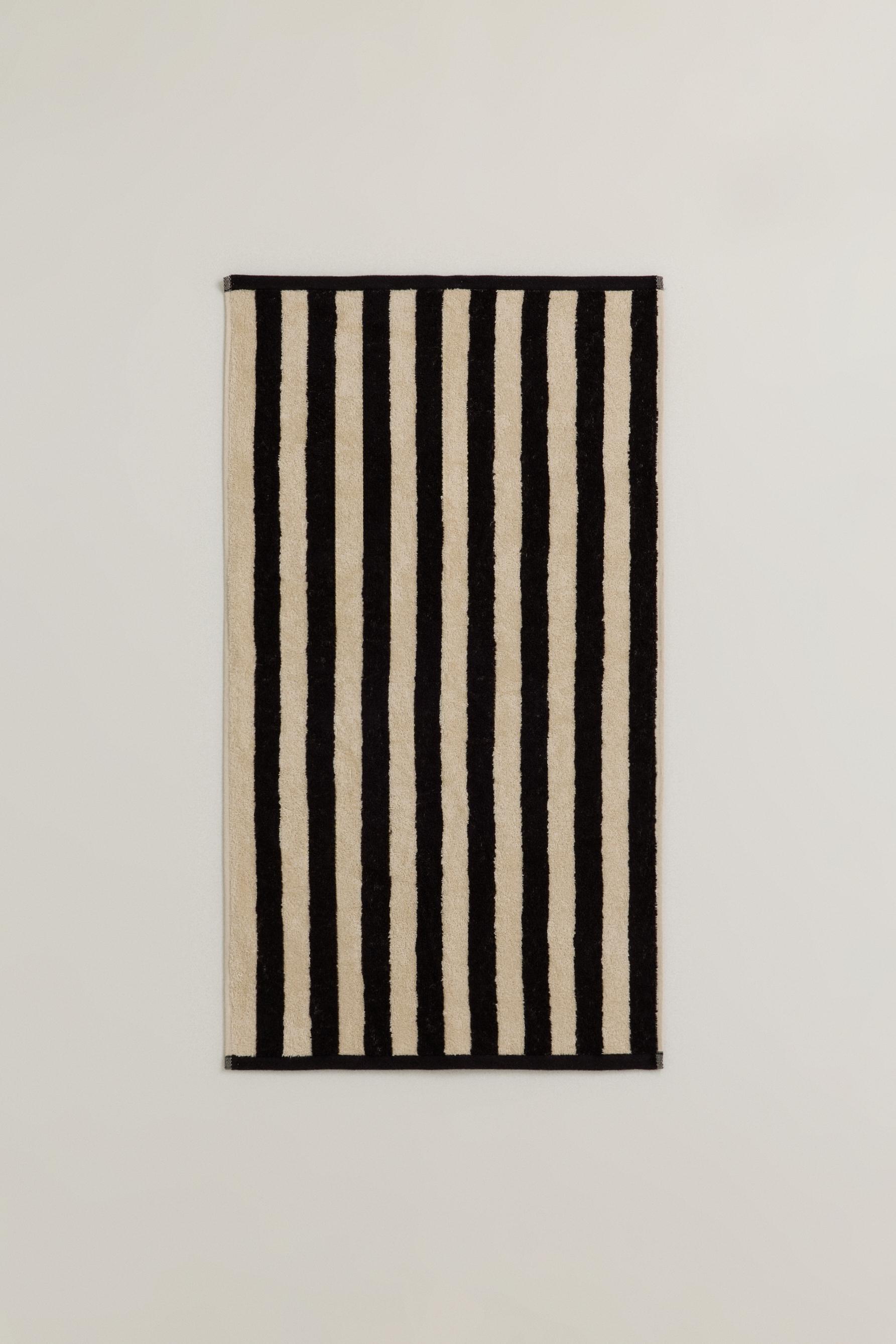 Toalla de mano rayas 90 x 50 cm