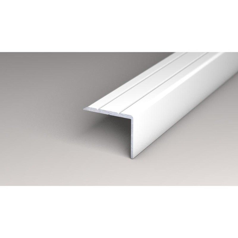 AVSLUTNINGSLIST LOGOCLIC ALUMINIUM 2000X25X20MM HVIT