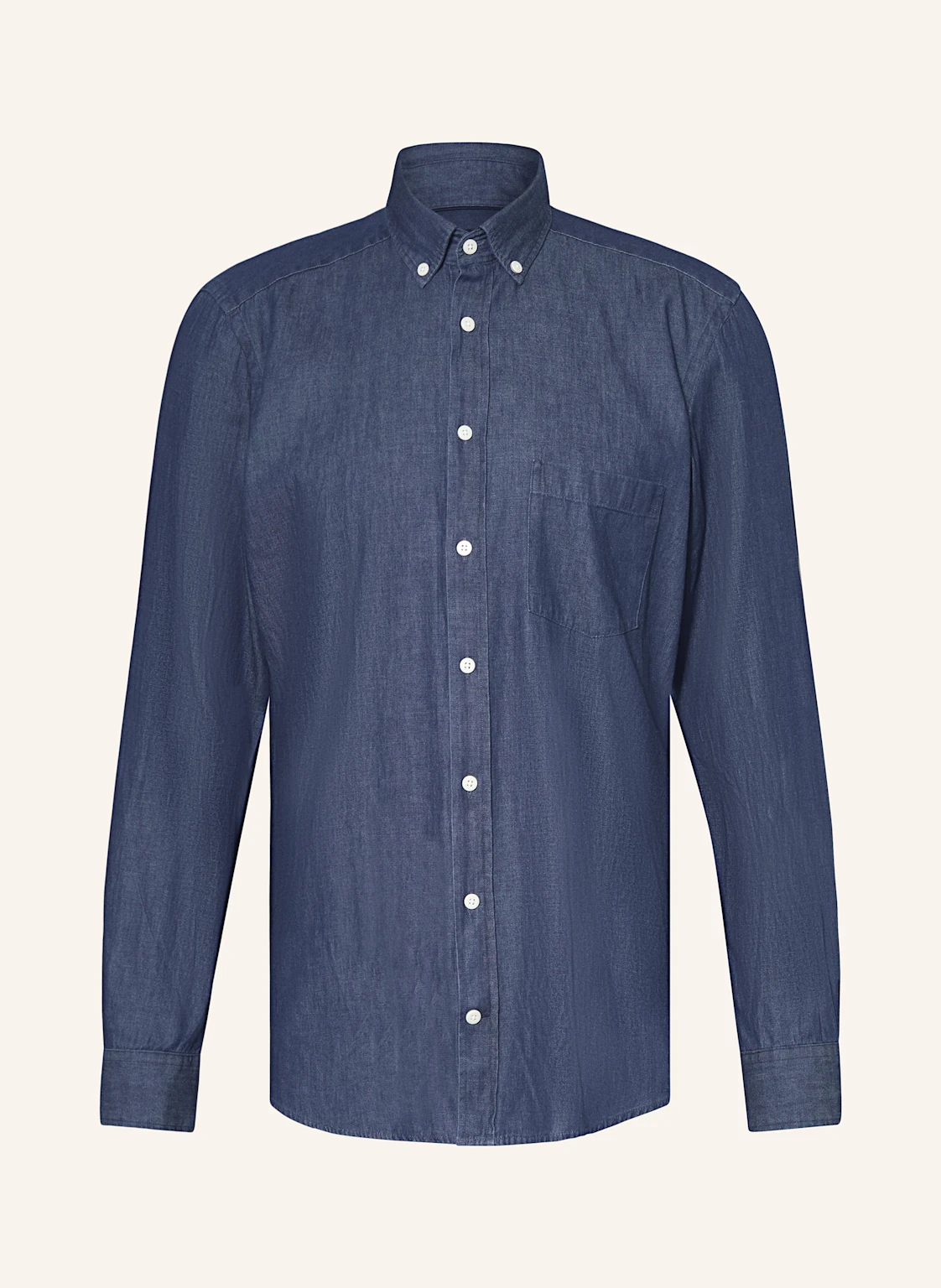 STROKESMAN'S Hemd Regular Fit in Jeansoptik