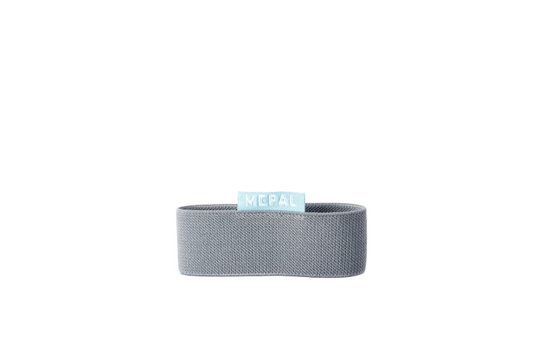 elastieken band waterfles/sportbidon ellipse - grijs