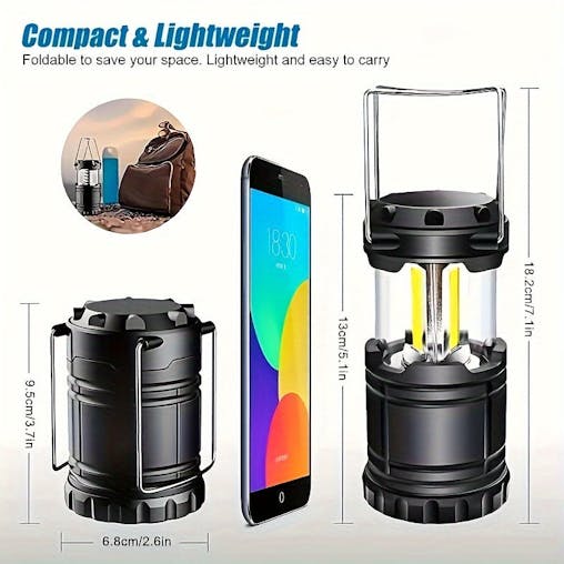 NNETM Ultra-Bright LED Camping Lanterns (2-Pack)