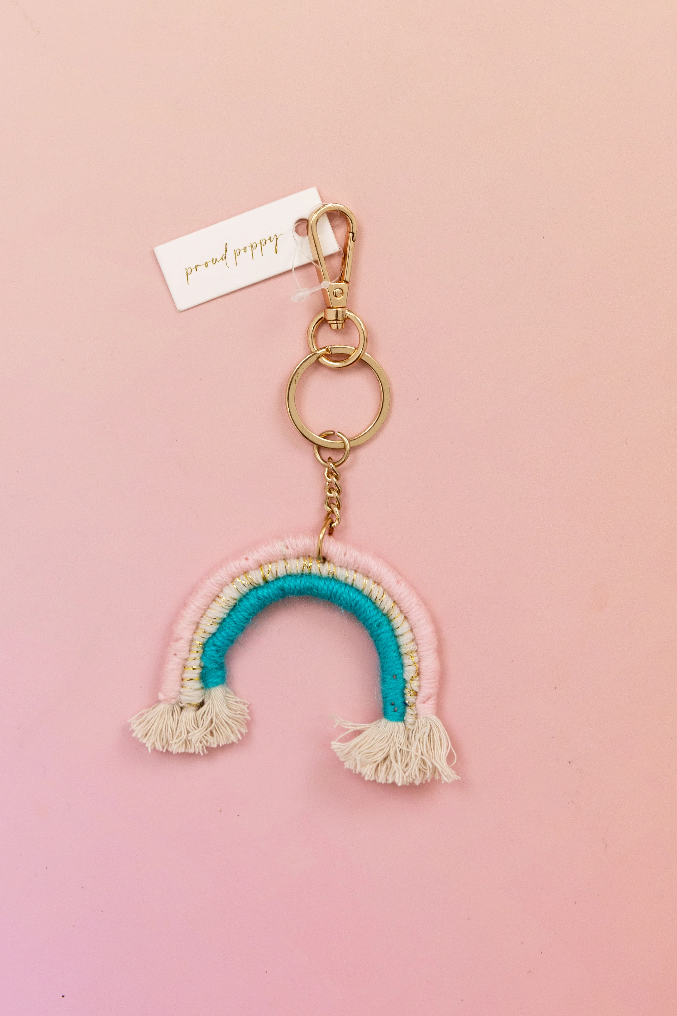 Rainbow Candy Key Charm