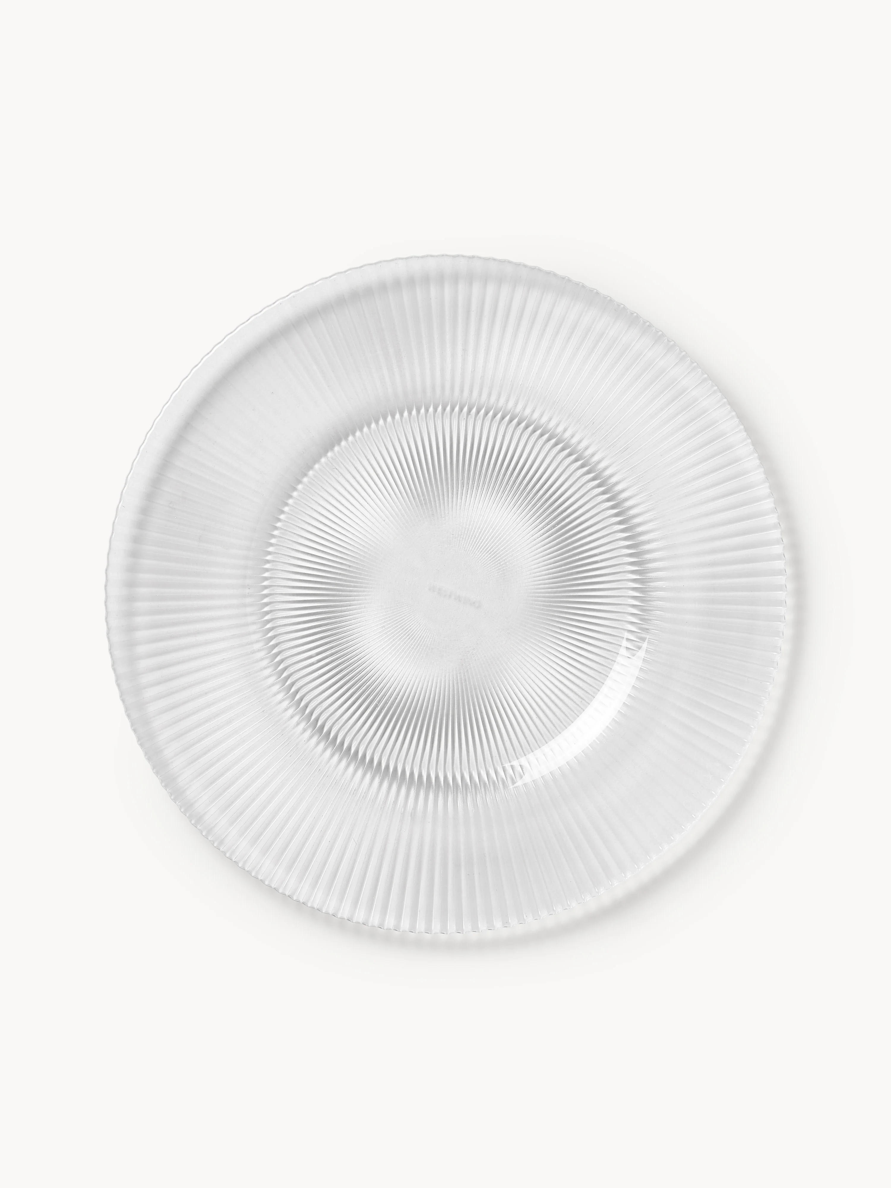 Frühstücksteller Effie mit Rillenrelief, 4er-Set