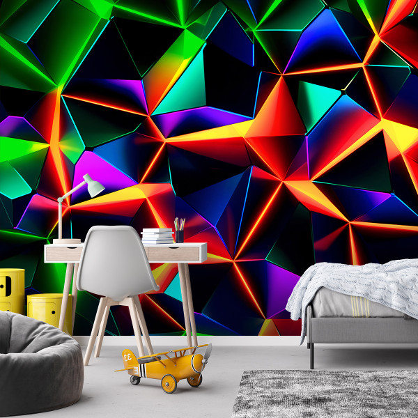 Feeby Fototapeta, Geometryczna abstrakcja 3D 150x105