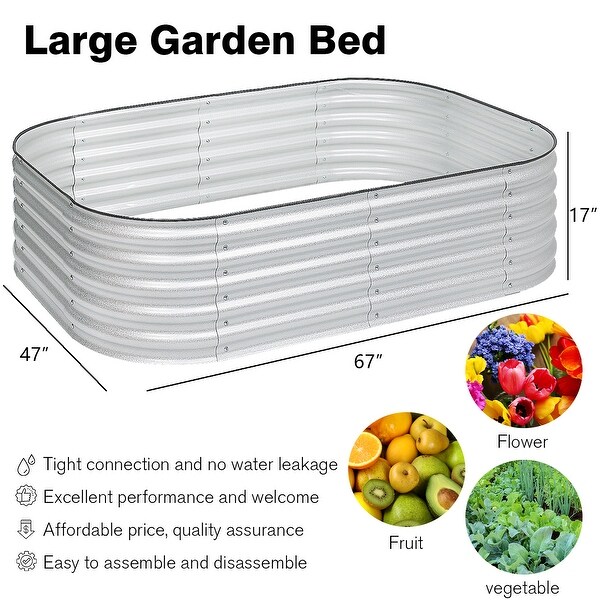Aoodor Maximum 5' x 3.5' Multiple Combination Raised Garden Bed - N/A