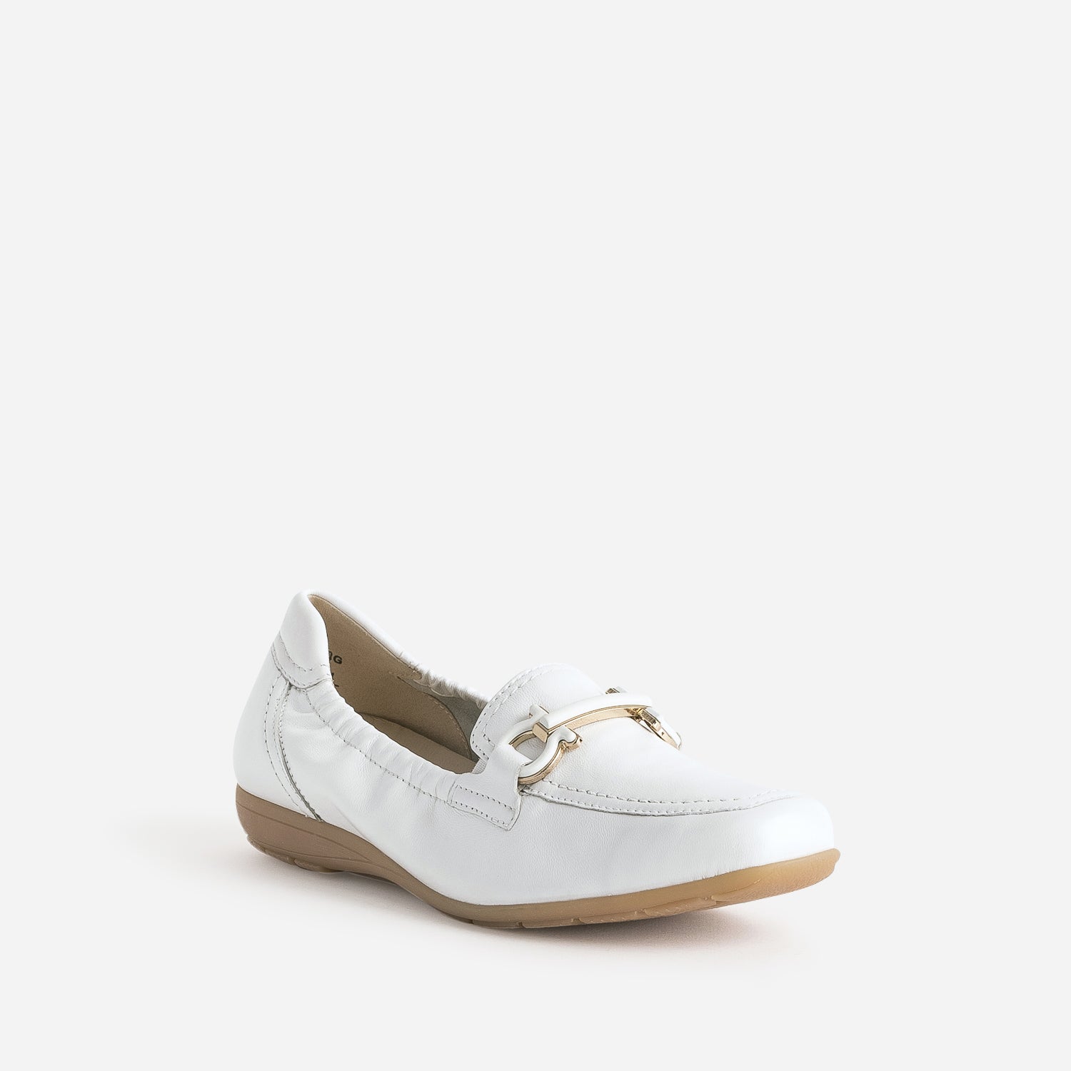 Mocassin CAPRICE blanc nacré cuir
