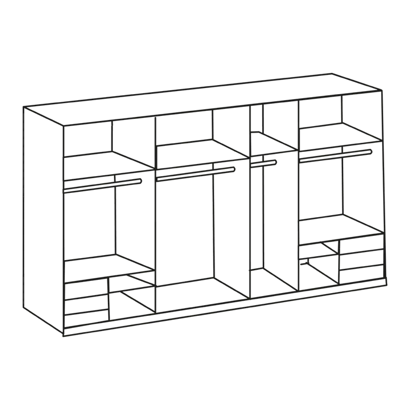 Schiebetürenschrank Level36