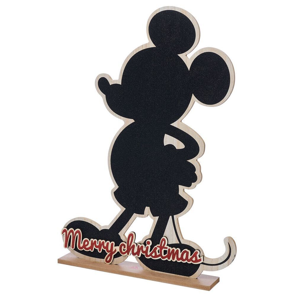 Décoration Disney à poser Mickey Merry Christmas bois H75cm