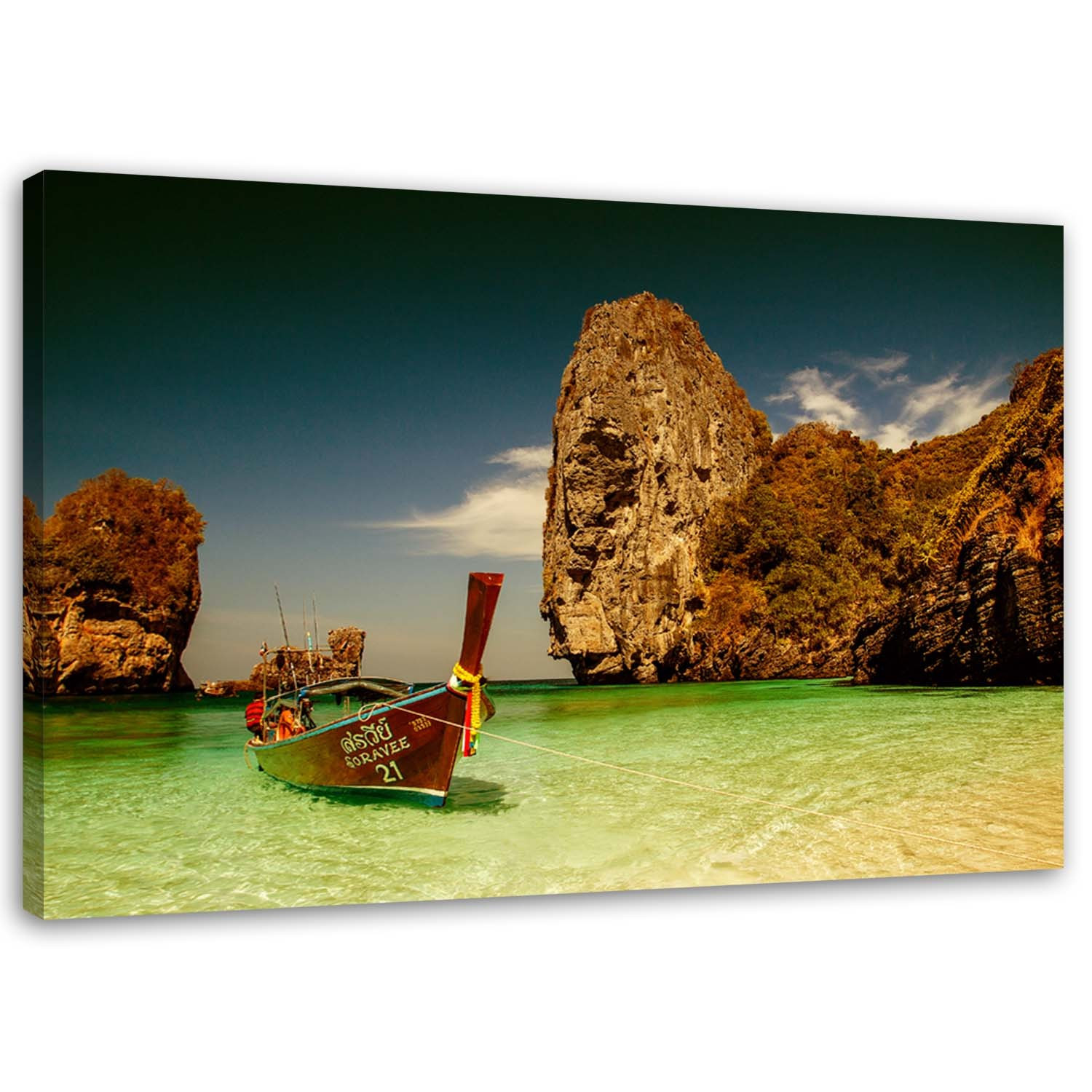 Feeby Obraz na płótnie Tropikalna plaża pejzaż 60x40