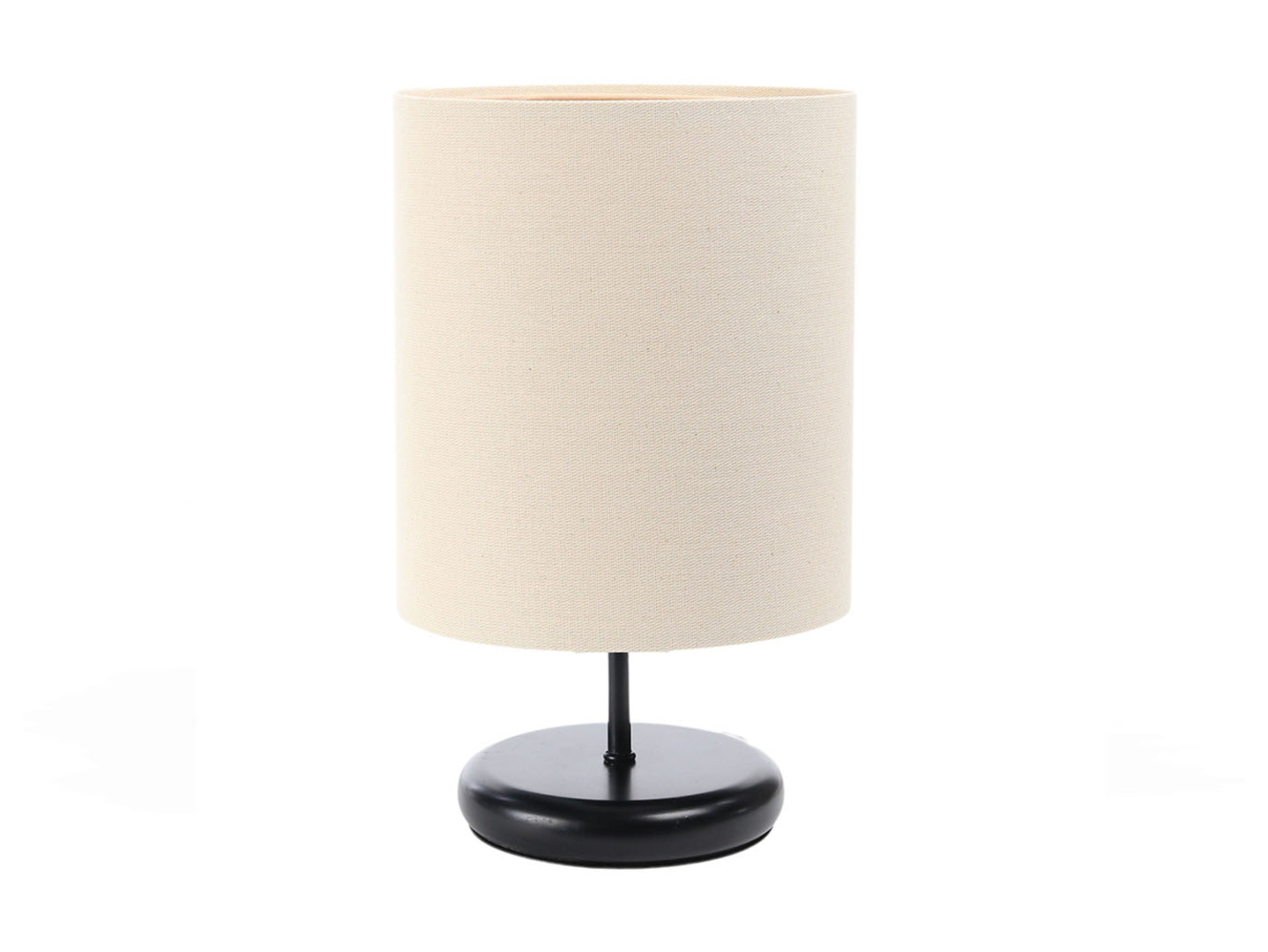 Lampa stołowa Boho tkaninowa beżowa